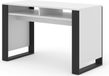 Bureau MONDI, blanc mat / noir mat