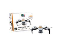 Revell Control 23811 Quadcopter Navigator NXT met nauwkeurige 2,4 GHz-bediening, 25 min+vlucht, borstelloos, één druk opstijgen/land, wifi, 2-assige gimbal 2,7 K-camera, 26,5 cm lang