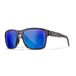 Wiley X Trek Lunettes de soleil polarisées gris bleu unisexe