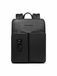 PIQUADRO Slim Expandable Leather Backpack Laptop 14" Men Black