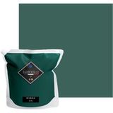 Peinture acrylique velours murs et plafonds 2,5 l bleu pétrole