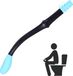 Impact Life Hulpmiddel wc papier - toilet - Hulpmiddel afvegen wc papier billen - Comforthulpmiddelen - Hulpmiddelen voor ouderen - toilethulp - Comfortabel afvegen voor beperkte mobiliteit
