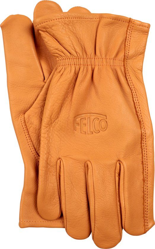 FELCO 703L Lederen Tuinhandschoenen - Maat L - Camel