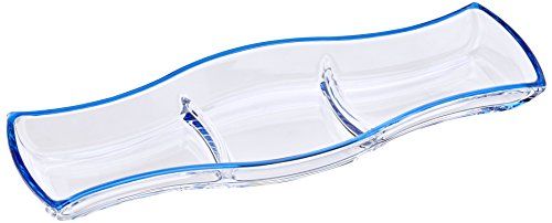 Walther Glas Winx Kabaret plaat 3-delig 415 mm, jeans blauw