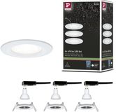 Paulmann LED-inbouwlamp Nova Basisset star IP44 rond 78 mm GU10 3x6,5W 3x470lm 230V 4000K Wit mat