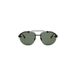 Bvlgari Bv40052u Lunettes de soleil homme noir rondes vert 60mm