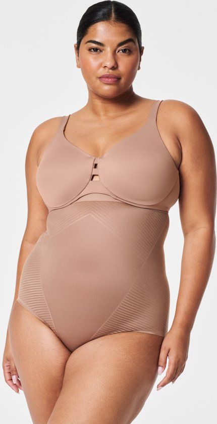 SPANX Thinstincts 2.0 High-Waisted Brief - Dark Nude - Size L