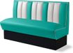 Bel Air Dinerbank Siège simple HW-150 Turquoise