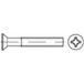 TOOLCRAFT TO-5431758 Vis à tête fraisée M5 16 mm Phillips Acier zingué 200 pièce(s)