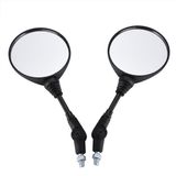 Merkloos / Sans marque Dailygoods - Achteruitkijkspiegels - Motoraccessoires - Universeel - Zwart - Kunststof - 10 Mm Montageschroef - Geschikt voor motorfietsen - Links en rechts