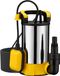 Wiltec pompe submersible avec flotteur, acier inoxydable, 400 W