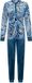 Pastunette - Pyjama - Soft Paisley - Velours/Fleece - Blauw - Maat 54