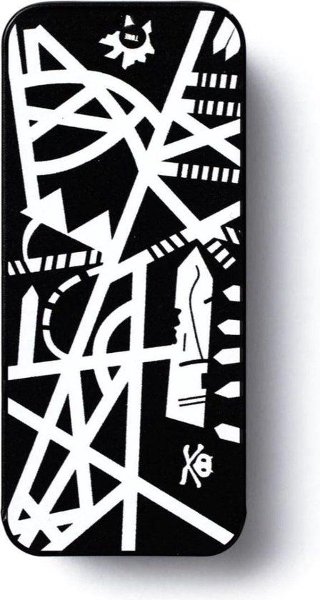 Evhpt06 Jim Dunlop EVH Starbody - Plectrums - Nylon Max Grip - 0,60 mm - Blik 6 Stuks