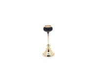 PARTENOPE SRL zwart/gouden kaarsenhouder D.11 H25 2628317, zoals foto, uniek