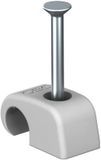 OBO Bettermann Spijkerclip 2228734 Bundel-Ø (bereik) 11 mm (max) Grijs 100 stuk(s)