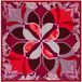 ROECKL Sjaal Flower Mandala 64x64 Zijde Vrouwen Multi Red