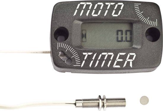 Motogroup Bedrijfsurenteller LCD-display 12,7 mm x 24,5 mm, cijferhoogte: 6 mm