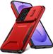 Selected by GSMpunt.nl Hoesje Geschikt voor Samsung Galaxy S26 Ultra | Back Cover met Camera Slider | Schokbestendige Case | Camera Cover | Stevig | Rood