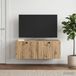 Maison Exclusive - Meuble TV mural, 78,5 x 41 x 30 cm, chêne artisanal