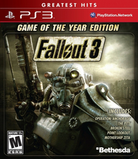 Bethesda Fallout 3 Game of the Year (greatest hits) PlayStation 3