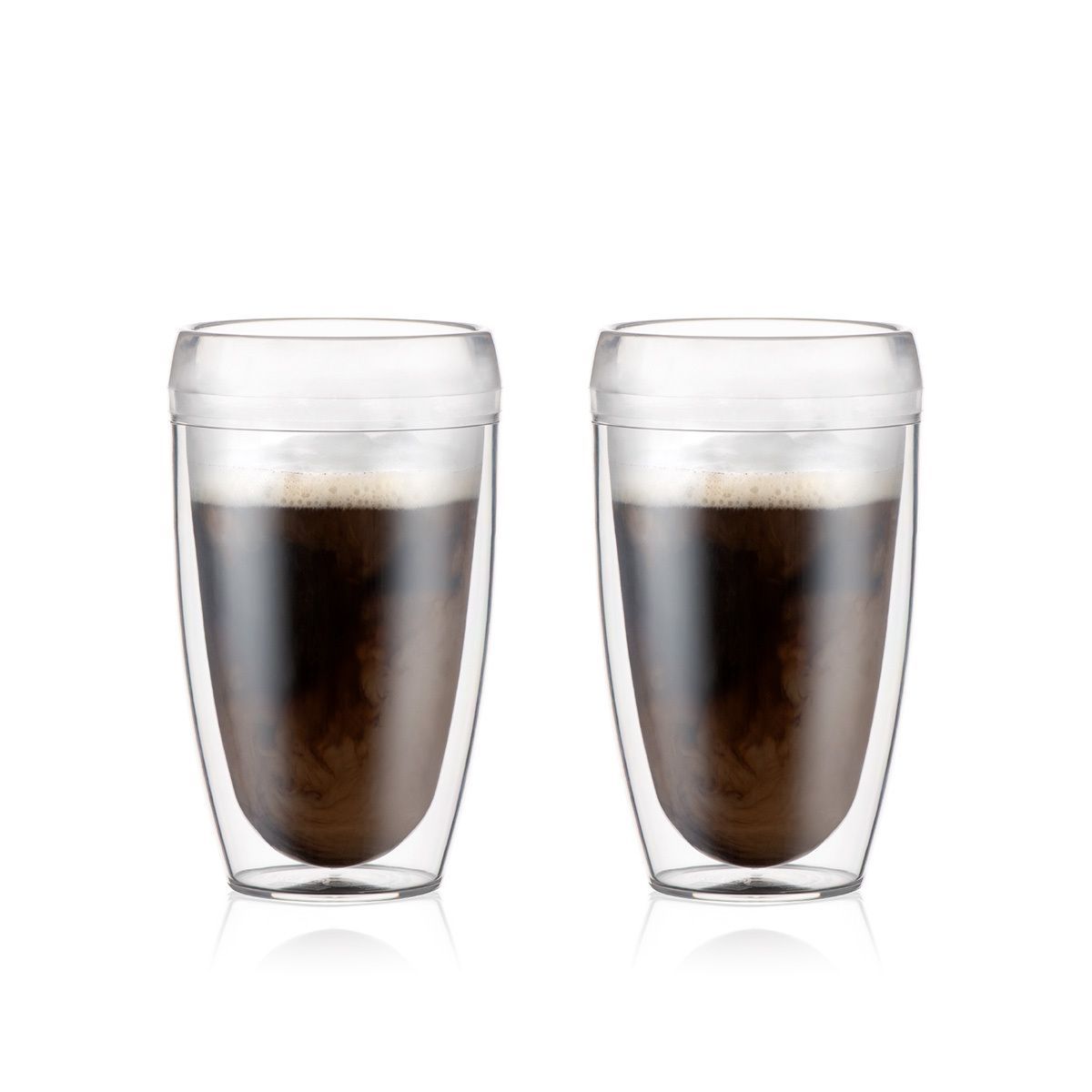 Bodum Pavina - Koffieglazen - 450 ml - 2 stuks - Transparant