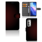 B2Ctelecom OPPO Find X3 Neo 5G | Telefoon Hoesje | Geruit Rood