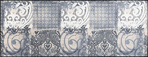 Wash+Dry Voetmat Arabesque - 75x190 cm - Grijs