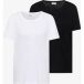 Basic shirt met ronde hals in een 2-pack