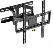 VonHaus Kantelbare en draaibare tv-muurbeugel voor 24-65" schermen met waterpas, max. VESA 400x400, voor gebogen en platte schermen