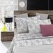 Merkloos / Sans marque Fantasie Microvezel Beddengoedset BLOEM Tweepersoons 280x250 cm