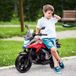 Honda Moto Électrique 12v Pour Enfants, Modèle Honda Pour Les 3 À 6 Ans, Avec Musique Et Phares Rouge