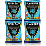Fly-In Bait Vliegenlokstof 4-Pack navul (500 gram) – Professionele Lokstof voor Maximale Vangst van Vliegen