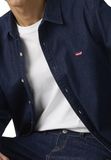 Levi's Ls Battery Hm Shirt Slim Shirt met lage knoopsluiting voor heren (1 stuk), Mookie Dark Wash, S