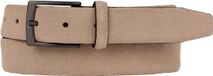 Presly & Sun Heren Leren Riem Beige 90cm