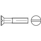 TOOLCRAFT TO-6867846 Verzonken schroeven M2 12 mm Sleuf RVS V4A A4 200 stuk(s)