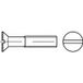 TOOLCRAFT TO-6867846 Verzonken schroeven M2 12 mm Sleuf RVS V4A A4 200 stuk(s)