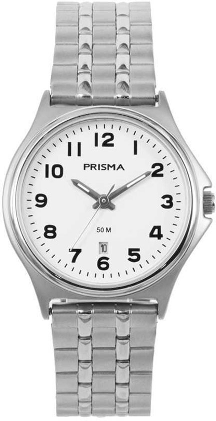 Prisma Dames Edelstaal 5 ATM horloge P.1690