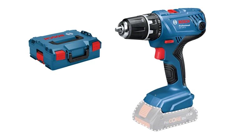 Bosch GSR 18V-21 Professional Accu Schroefboormachine - Zwart/Blauw