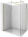 Mexen Kioto paroi de douche Walk-in 110 x 85 cm, transparent, or brossé