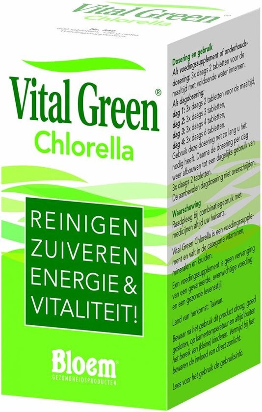 Bloem Vital Green Chlorella Tabletten 600st