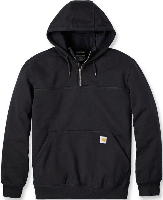 Carhartt Paxton Quarter-Zip Hoodie - Zwart - M