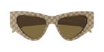 Gucci GG2019S Lunettes de soleil Femme Chat œil Marron 53mm