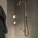 Hotbath Mate Stortdoucheset - Geborsteld Messing - M438BB