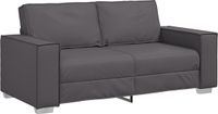 vidaXL Loveseat Grijs Kunstleer 180 cm