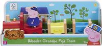 BOTI Peppa Pig - Houten Trein en Opa Varken Speelgoed