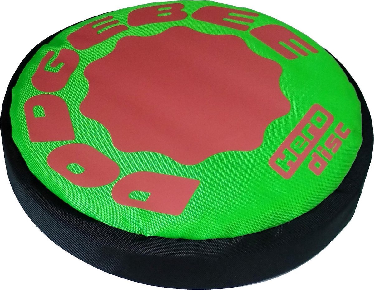 Herodisc Dodgebee | Trefbal | Oefen Frisbee 27 cm Groen / Roze