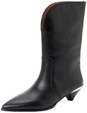 Moschino Calfskin Ankle Boots Black Taille: 36