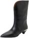 Moschino Calfskin Ankle Boots Black Taille: 36