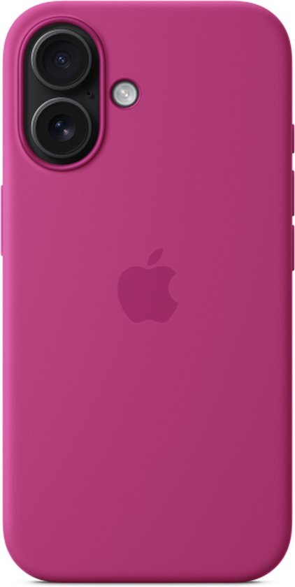 Apple Hoesje Geschikt voor iPhone 16 Plus Hoesje Siliconen - Apple Silicone Backcover MagSafe - Roze