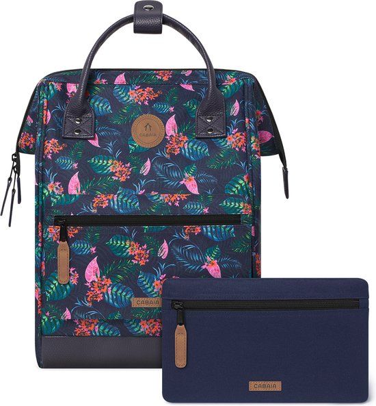Cabaïa CABAIA Adventurer All Over Backpack 18L Oran donkerblauw